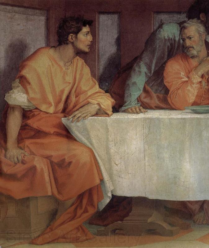 Andrea del Sarto A Part of last supper France oil painting art